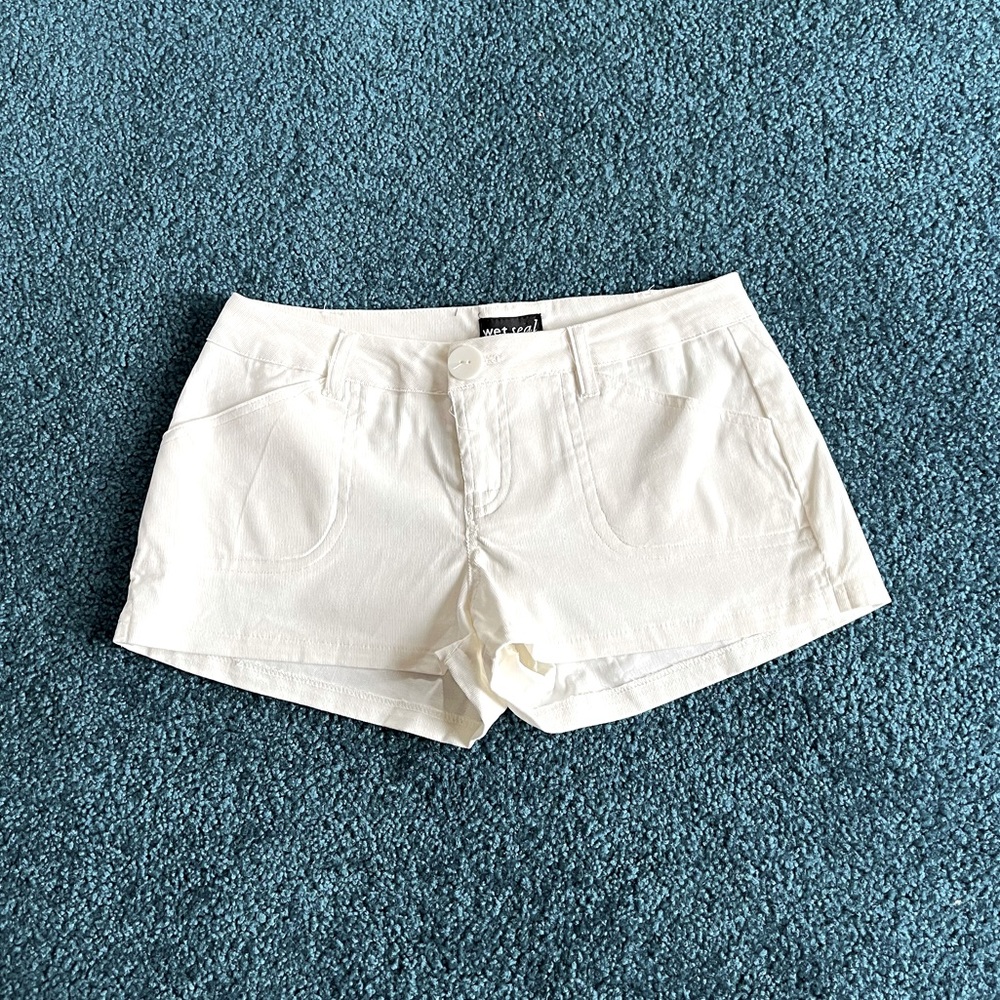 Wet Seal Vintage Ivory White Shorts Size 1
